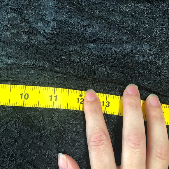 Vintage All That Jazz Black Foral Lace Dress Size Small (Vintage size 9/10) - Picture 15 of 15